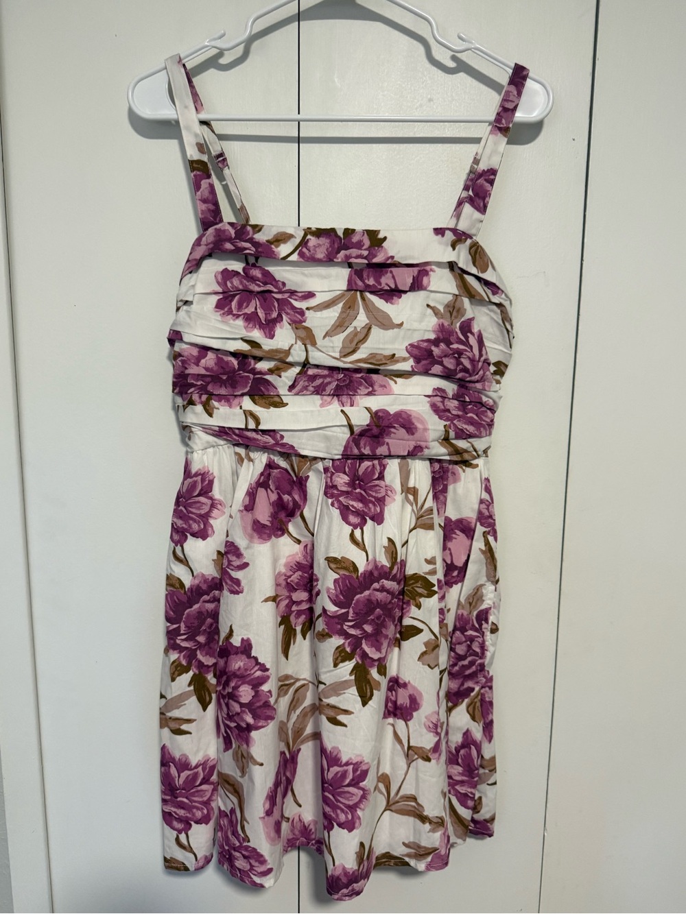 Abercrombie Emerson Wide Strap Poplin Mini Dress size medium - Picture 2 of 4